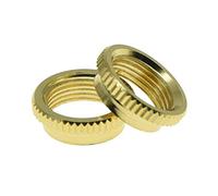 KAISH 2* Brass Metric M12 Guitar Toggle Switch Deep Recessed Nut for Epiphone Les Paul/Import Toggle Switches Gold