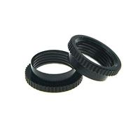 KAISH 2* Brass Metric M12 Guitar Toggle Switch Deep Recessed Nut for Epiphone Les Paul/Import Toggle Switches Black