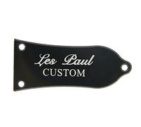 KAISH 2 Ply White/Black CUSTOM Printing Truss Rod Cover For Epiphone Style Les Paul LP