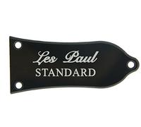 KAISH 2 Ply White/Black STANDARD Printing Truss Rod Cover For Epiphone Style Les Paul LP