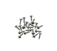 KAISH 20-Pack Premium Stainless Steel American #3 x 1/4" Phillips Head Guitar Truss Rod Cover Screws for USA Les Paul LP/SG Nickel