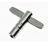 KAISH 2pcs Chrome Drum Tuning Key 5.5mm Standard Square Type