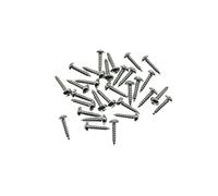 KAISH 30-Pack Premium Stainless Steel American #3 x 3/8" Phillips Guitar Tuning Machine Head Screws Guitar/Bass Tuning Keys Pegs Screws