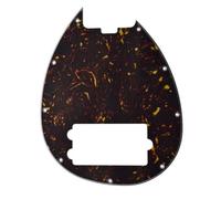 KAISH 4 String Electric Bass Pickguard for Music Man Sterling 4-H Bass Guitar Dark Tortoise