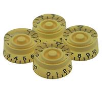 KAISH 4pcs Vintage Cream Guitar Speed Dial Knobs Control Knob fits LP Guitar