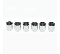 KAISH 5/16" Flush Mount String Ferrules No Lip String Through Body String Ferrules for TL Guitar Chrome