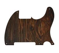 KAISH 5 Hole 3D Printed Tele Style Blank Guitar Plastic Pickguard TL Scratch Plate for Esquire Telecaster/Tele Wood Pattern
