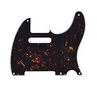 KAISH 5 Hole American Vintage Style Tele Pickguard Guitar Pick Guard Scratch Plate for USA Tele/Telecaster Dark Tortoise