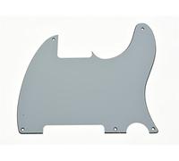 KAISH 5 Hole Tele Blank Guitar Pickguard Scratch Plate for FD Telecaster Esquire White 3 Ply