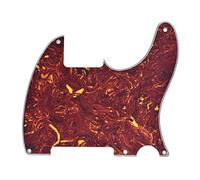 KAISH 5 Hole Tele Blank Guitar Pickguard Tele Pick Guard Scratch Plate for Telecaster Esquire Vintage Tortoise