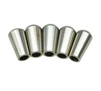 KAISH 5-Pack American Thread SAE 8-32 Metal Guitar 3 Way Toggle Switch Tip Metal Switch Knob Cap for Les Paul with Switchcraft Switch Nickel