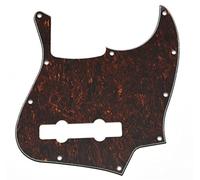 KAISH 5 String J Bass Style Pick Guard Bass Pickguard Scratch Plate for USA/Mexico Jazz J Bass 5 String made in USA/Mexio Red Tortoise