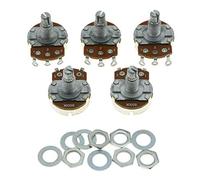 KAISH 5pcs B500K Large Audio Electric Guitar Pots 18mm Long Shaft 500K Potentiometer
