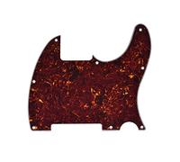 KAISH 8 Hole Tele Blank Guitar Pickguard Tele Pick Guard Scratch Plate for Telecaster Esquire Vintage Tortoise