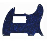 KAISH 8 Hole Tele Guitar Humbucker Pick Guard TL Pickguard for Telecaster/Tele Made in USA/Mexico Blue Pearl