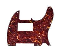KAISH 8 Hole Tele Guitar Humbucker Pick Guard TL Pickguard for USA/Mexico Telecaster/Tele Vintage Tortoise