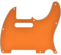 KAISH 8 Hole Tele Style Guitar Pickguard TL Pick Guard Scratch Plate for Telecaster/Tele Orange 3 Ply
