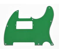 KAISH 8 Hole Tele Style Humbucker Pickguard Guitar Pick Guard for Telecaster/Tele Green 3 Ply