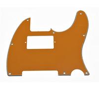 KAISH 8 Hole Tele Style Humbucker Pickguard Guitar Pick Guard for Telecaster/Tele Orange 3 Ply