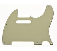 KAISH 8 Hole Tele Style Pickguard TL Guitar Pick Guard Scratch Plate for Tele/Telecaster Aged White