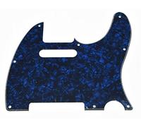 KAISH 8 Hole Tele Style Pickguard TL Guitar Pick Guard Scratch Plate for Tele/Telecaster Blue Pearl