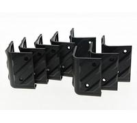 KAISH 8pcs Large Size AMP Amplifier Protector Corner Speaker Corners PA Cabinets Black