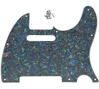 KAISH Abalone Pearl 8 Hole Tele Guitar Pickguard TL Pick Guard for USA/Mexico Telecaster/Tele