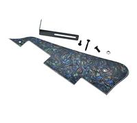 KAISH Abalone Pearl LP Guitar Pickguard with Black Bracket for Epiphone Les Paul