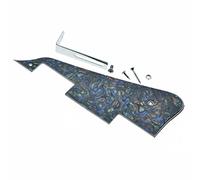 KAISH Abalone Pearl LP Guitar Pickguard with Chrome Bracket for Epiphone Les Paul