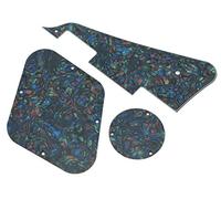 KAISH Abalone Pearl LP Rear Control Plate Switch Cover Pickguard for Gibson Les Paul