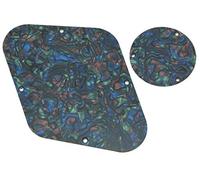 KAISH Abalone Pearl LP Standard Rear Control Plate with Switch Cavity Cover for USA Les Paul