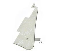 KAISH Aged Pearl LP Guitar Pickguard with Nickel Stainless Steel Bracket and Steel Mounting Screws for USA Les Paul