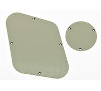 KAISH Aged White 3 Ply LP Rear Control Plate Switch Plate LP Cavity Cover for Les Paul Made in USA