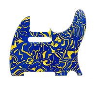 KAISH American Vintage 5 Hole Tele Pickguard TL Guitar Pick Guard Scratch Plate for Tele/Telecaster Blue Shell