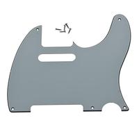KAISH American Vintage 5 Hole Tele Pickguard TL Guitar Pick Guard Scratch Plate for Tele/Telecaster White 3 Ply