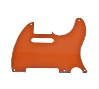 KAISH American Vintage 5 Hole Tele Style Pickguard Guitar Pick Guard Scratch Plate for Telecaster/Tele Orange 3 Ply