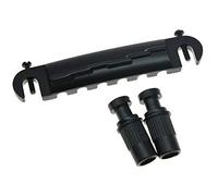 KAISH Black Electric Guitar Wrap Around Bridge Tailpiece for Les Paul LP Junior