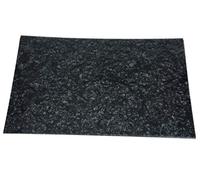 KAISH Blank Guitar Bass Pickguard Material Scratch Plate Material Sheet 290x431mm Black Pearl