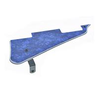 KAISH Blue Pearl LP Guitar Pickguard with Black Stainless Steel Bracket and Steel Mounting Screws for USA Les Paul