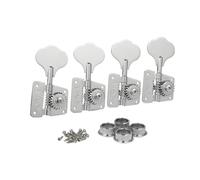KAISH Chrome Vintage 70's Cloverleaf Bass Tuners Bass Tuning Machines Bass Tuning Keys for Jazz J Bass or Precision P Bass