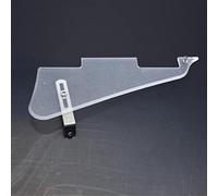 KAISH Clear LP Guitar Pickguard with Chrome Stainless Steel Bracket and Steel Mounting Screws for USA Les Paul