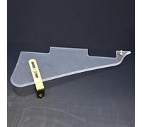 KAISH Clear LP Guitar Pickguard with Gold Stainless Steel Bracket and Steel Mounting Screws for USA Les Paul