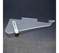 KAISH Clear LP Guitar Pickguard with Nickel Stainless Steel Bracket and Steel Mounting Screws for USA Les Paul
