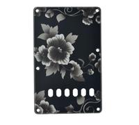 KAISH Electric Guitar Back Plate Tremolo Trem Cover for Yamaha Pacifica PAC012&112J&112V&212V&612V Series Guitars Flower Pattern