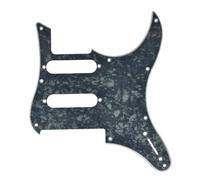 KAISH Electric Guitar Pickguard for Yamaha Pacifica PAC112V & 212V & 612V HSS Series Guitars Black Pearl