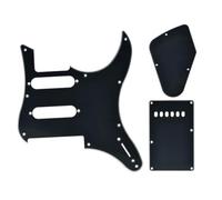 KAISH Electric Guitar Pickguard Set Tremolo Back Plate Electronic Control Cavity Cover for Yamaha Pacifica PAC 112V&212V&612V HSS Series Guitars Black