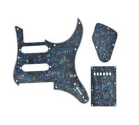 KAISH Electric Guitar Pickguard Set Tremolo Back Plate Electronic Control Cavity Cover for Yamaha Pacifica PAC 112V&212V&612V HSS Series Guitars Abalone Pearl