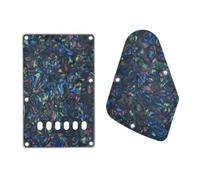 KAISH Electric Guitar Tremolo Trem Back Plate Cover Electronic Control Cavity Cover for Yamaha Pacifica PAC 112V&212V&612V HSS Series Guitars Abalone Pearl