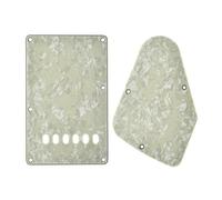 KAISH Electric Guitar Tremolo Trem Back Plate Cover Electronic Control Cavity Cover for Yamaha Pacifica PAC 112V&212V&612V HSS Series Guitars Aged Pearl
