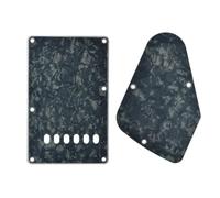 KAISH Electric Guitar Tremolo Trem Back Plate Cover Electronic Control Cavity Cover for Yamaha Pacifica PAC 112V&212V&612V HSS Series Guitars Black Pearl